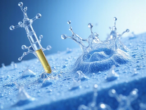 Retinol and peptide molecular action on skin cells